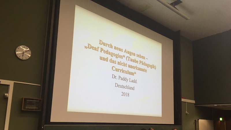 Vortrag von Dr. Paddy Ladd