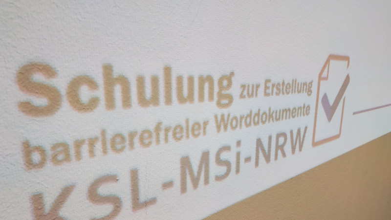 Logo der Schulung "Erstellung barrierefreier Worddokumente"