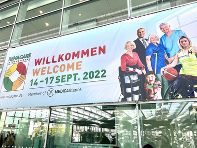 Plakat: REHACARE in Düsseldorf