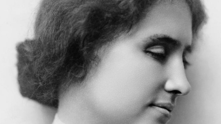 Bild von Helen Keller mit Überschrift "Tag der Taubblinden an Mittwoch, den 27.06.2018 von 10-16Uhr