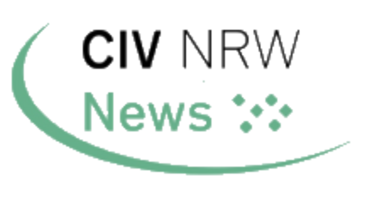 Die Abkürzung CIV für Cochlea Implantat Verband NRW. Darunter der Schriftzug News