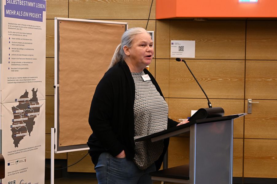 Petra Augustin von der EUTB im EN-Kreis