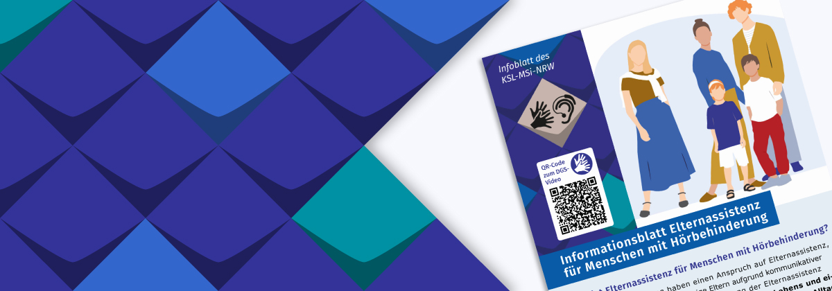 Infoblatt mit DGS-Video: Elternasisstenz für Menschen mit Hörbehinderung