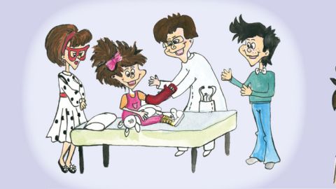 Eine Geschichte "Nina im Krankenhaus"