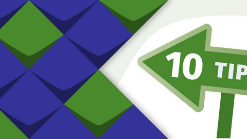 Pfeil nach links mit "10 Tipps"