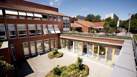 Gebäude des BFW Mainz, Rückansicht