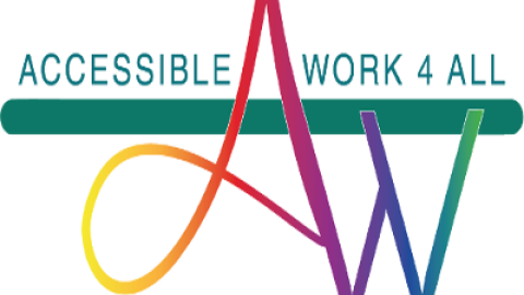 Logo des Projekts  Accessible Work 4 All