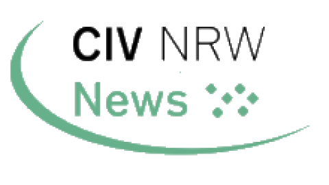 Die Abkürzung CIV für Cochlea Implantat Verband NRW. Darunter der Schriftzug News