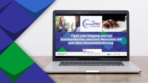 SensiPro-Schulung: Logo ist auf dem Bildschrim zu sehen.