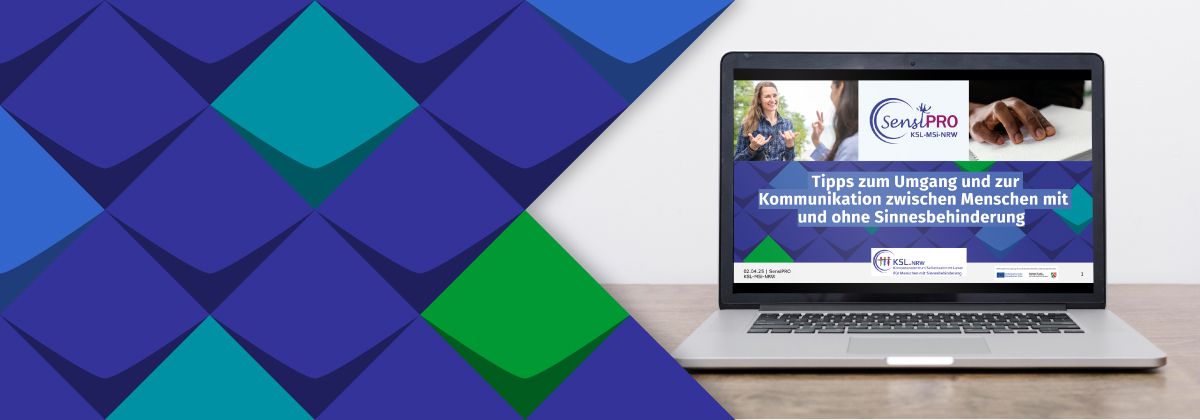 SensiPro-Schulung: Logo ist auf dem Bildschrim zu sehen.